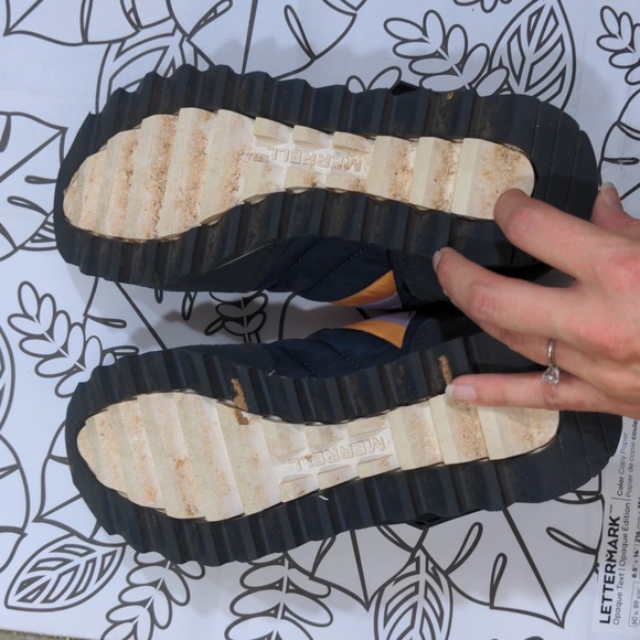 Merrell Retro Navy Performance Sneakers - Picture 4 of 7